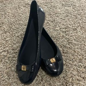 Tory Burch navy flats size 8.5